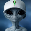 Search for green alien hats Space