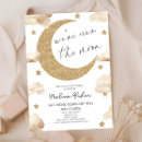 Search for celestial baby shower invitations We're over the moon