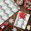 Search for funny holiday wrapping paper Cat