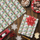 Search for funny christmas wrapping paper Green