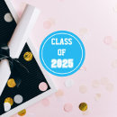 Search for blue graduation stickers School colours