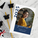 Search for blue graduation invitations Modern minimalist