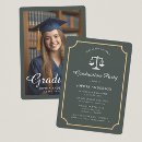 Search for scales of justice invitations Gold foil
