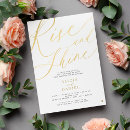 Search for post wedding invitations Gold