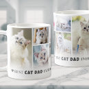 Search for funny cat fathers day mugs For him