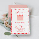 Search for cake bridal shower invitations Modern