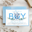 Search for adorable baby boy shower invitations It's a boy