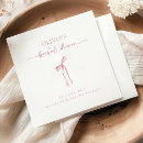 Search for tying the knot napkins Pink bridal shower