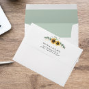 Search for sunflower envelopes Elegant
