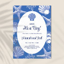Search for ocean baby boy shower invitations Watercolor