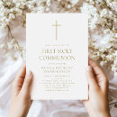 Search for girl boy first communion invitations Modern