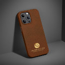 Search for brown leather iphone cases Monogrammed