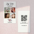 Search for follow us business cards Qr code