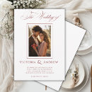 Search for red and white wedding invitations Elegant