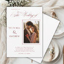 Search for elegant red wedding invitations Modern