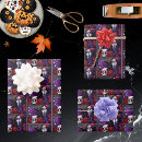 Search for purple skulls wrapping paper Roses