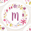 Search for pink initial stickers Colourful