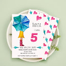 Search for pink umbrella invitations Heart
