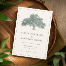 Search for oak tree save the dates Watercolor
