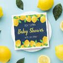 Search for navy blue and yellow napkins Lemon