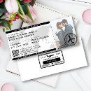 Search for plane ticket save the dates Qr code