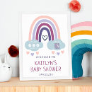 Search for rainbow baby shower posters Modern