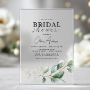 Search for botanical bridal invite invitations Watercolor