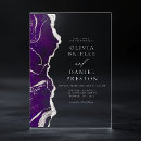 Search for purple and silver wedding invitations Luxury