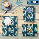 Search for mermaid wrapping paper Teal