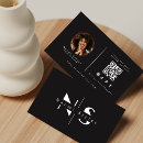 Search for black and white real estate business cards Photographer