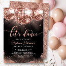 Search for dance 40th birthday invitations Disco ball