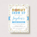 Search for doughnut grow up birthday invitations Sweet