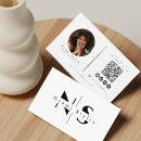 Search for professional white business cards Photographer