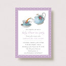 Search for elegant tea party invitations A baby is brewing