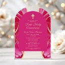 Search for hot pink and gold invitations For kids