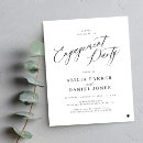 Search for budget engagement party invitations Modern
