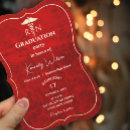 Search for dark red invitations Unique