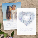 Search for sea shells save the dates Starfish