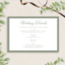 Search for small wedding enclosure cards Traditional