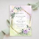 Search for purple rustic wedding invitations Boho chic