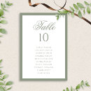 Search for classic wedding table cards Simple