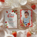 Search for berry sweet one 1st birthday invitations Summer