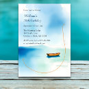 Search for lake birthday invitations Blue