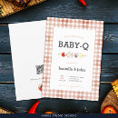 Search for q baby shower invitations Gingham