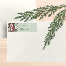 Search for holly return address labels Green red