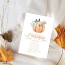 Search for little pumpkin invitations Floral