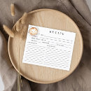 Search for love recipe cards Heart