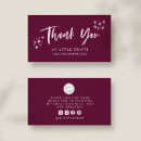 Search for thank you business cards Social media