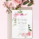 Search for flowers bar bat mitzvah invitations Feminine