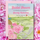 Search for golf bridal shower invitations Watercolor